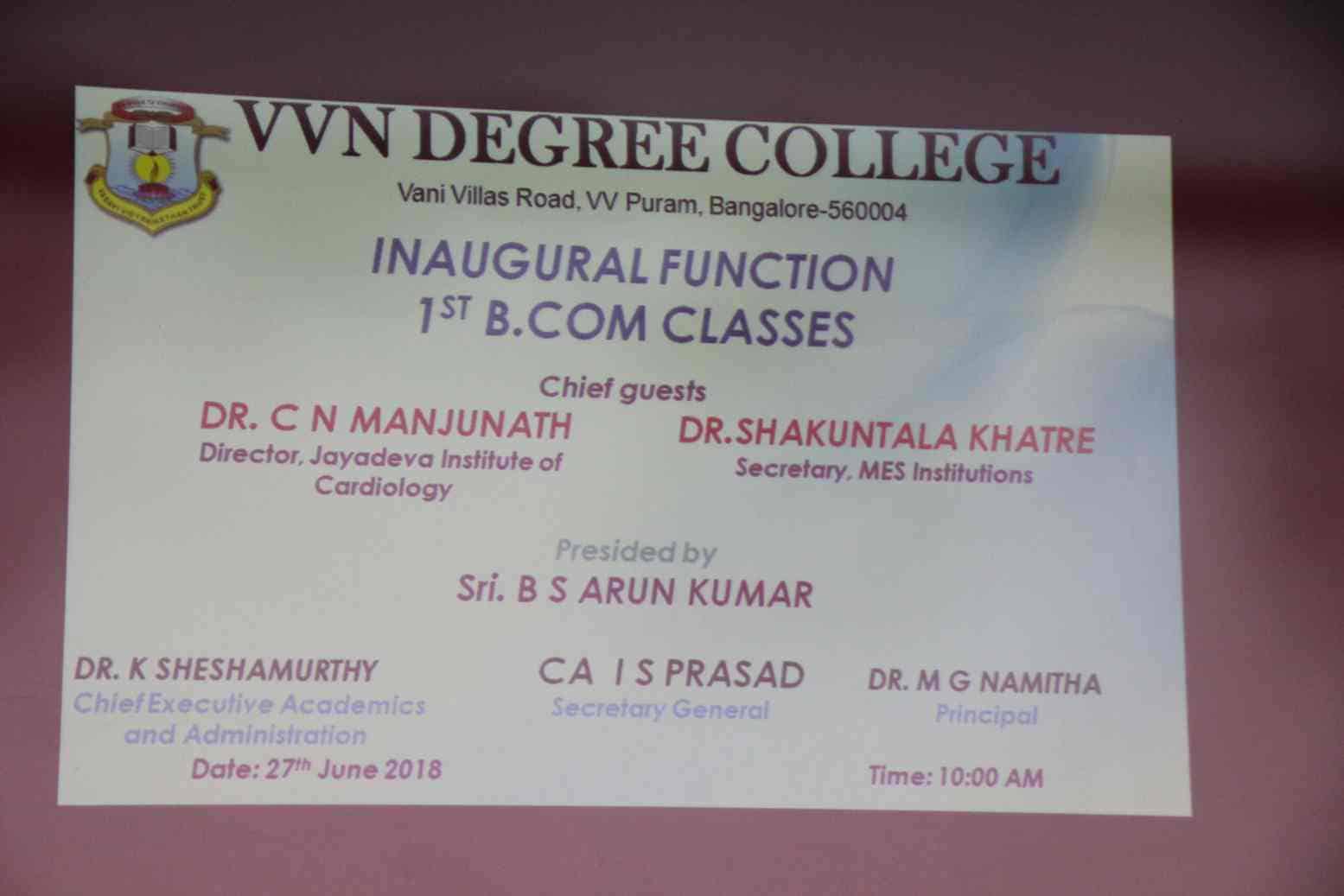 1st-Bcom-Inaguration